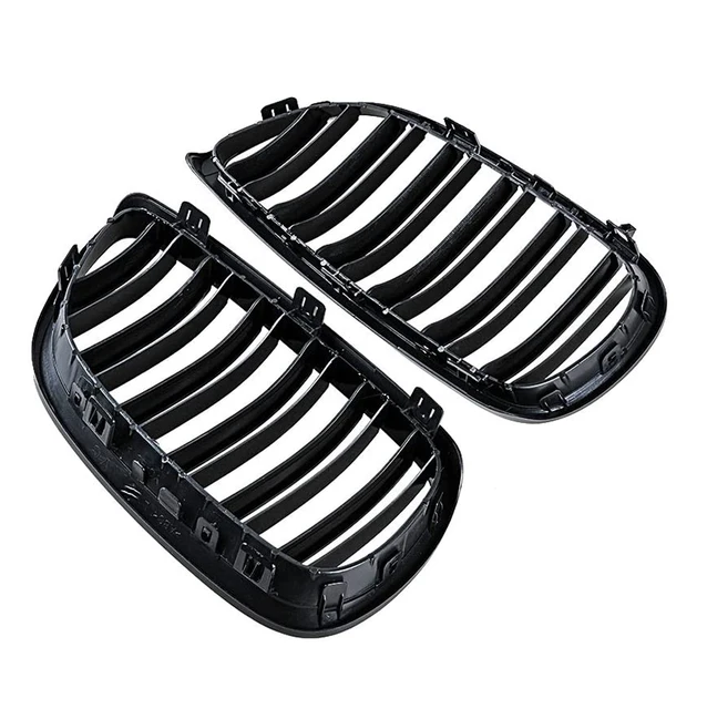 ABS Gloss Black Kidney Grilles Fit For BMW【E90 E92 E93 M3】F8x M Style