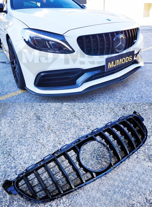 Front Grille Fit For Mercedes Benz【W205/S205/C205/A205】【C63 AMG】15-18【C63 GT BK】