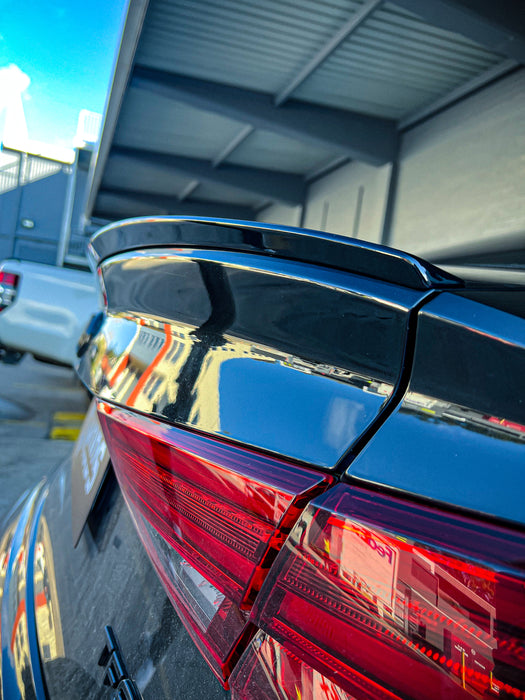 S3 Style ABS GLOSS BLACK REAR BOOT LIP SPOILER FIT FOR AUDI S3 / A3 S-LINE 8V FL SEDAN 2014-2020