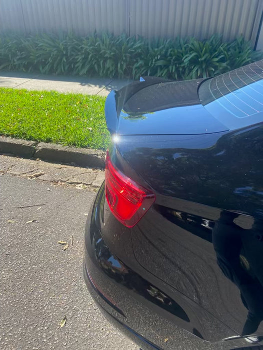 ABS GLOSS BLACK REAR BOOT LIP SPOILER FIT FOR AUDI S3 / A3 S-LINE 8V FL SEDAN 2014-2020 S3 Style