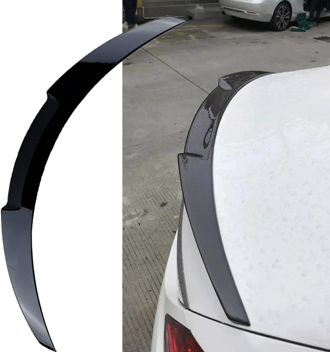Carbon Fibre Or Gloss Black Rear Bumper Spoiler for MERCEDES-BENZ  C CLASS【W205 SEDAN】【4D-FD Style】