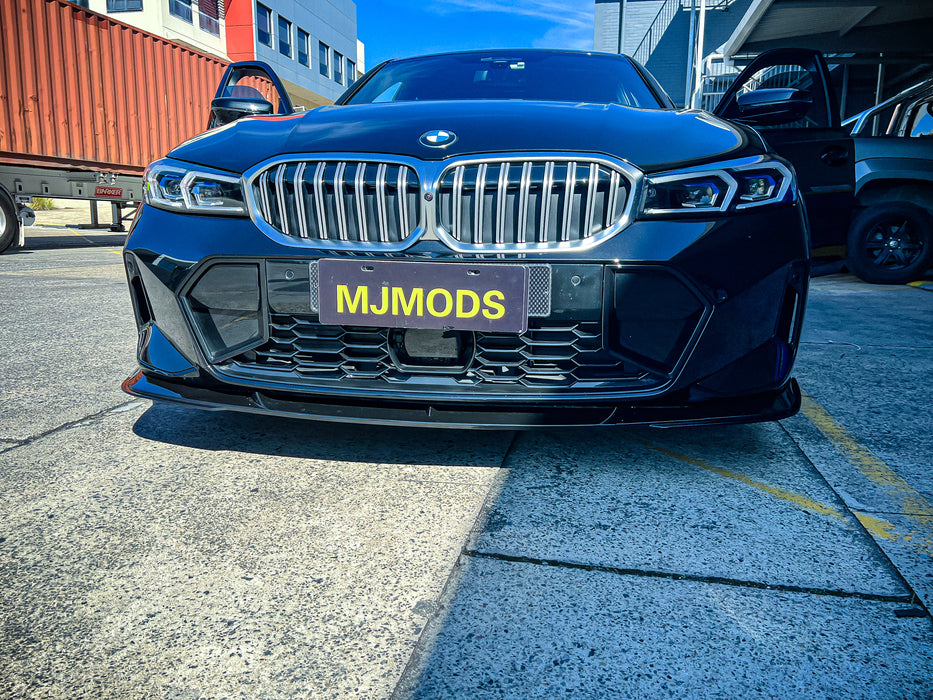 Gloss Black Front Lip Splitter fit for BMW【G20/G21 LCI M340i 330i 320i M Sport】3D Style