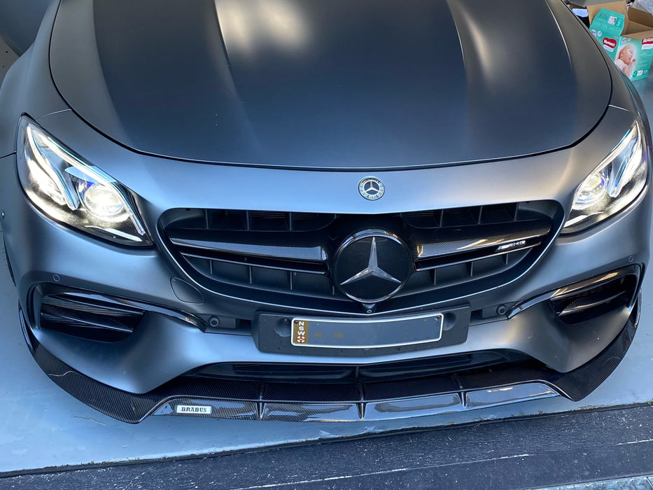 Carbon Fibre Front Bumper Lip for Mercedes-Benz E CLASS【W213/S213/C238/A238】【E63 AMG】2016-2019