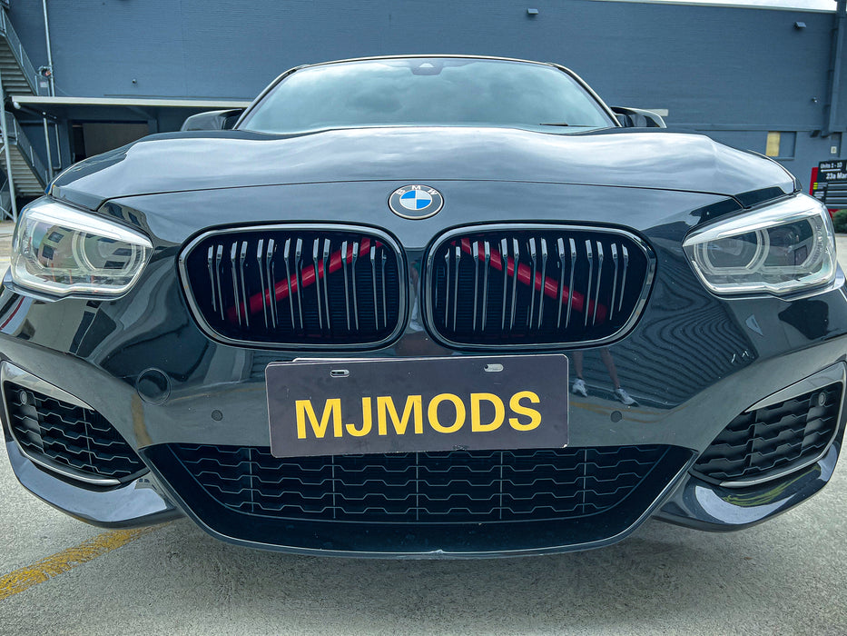ABS Glossy Black Front Grille for BMW 1 Series【F20 LCI/LCI-2 M140i M135i 125i 120i 118i/d】【2015-2019】
