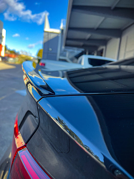 S3 Style ABS GLOSS BLACK REAR BOOT LIP SPOILER FIT FOR AUDI S3 / A3 S-LINE 8V FL SEDAN 2014-2020