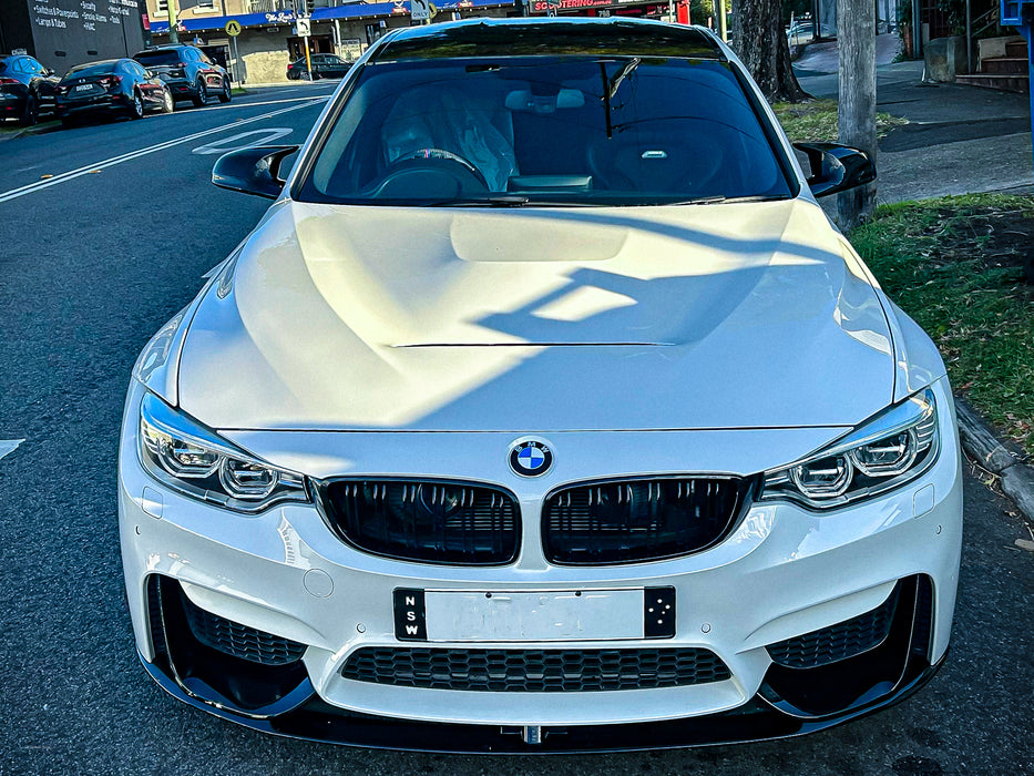 ABS Glossy Black Front Bumper Lip for BMW【F80 M3 & F82 F83 M4】【MP Style】