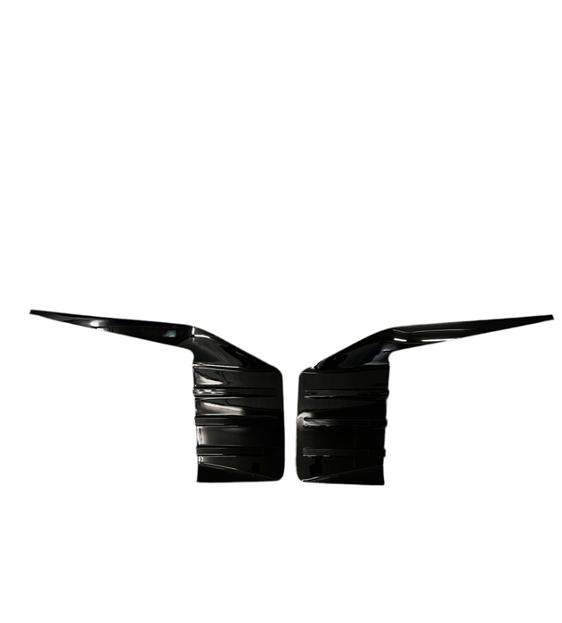 G87 M2 Gloss Black M Performance Style Rear Bumper Inserts
