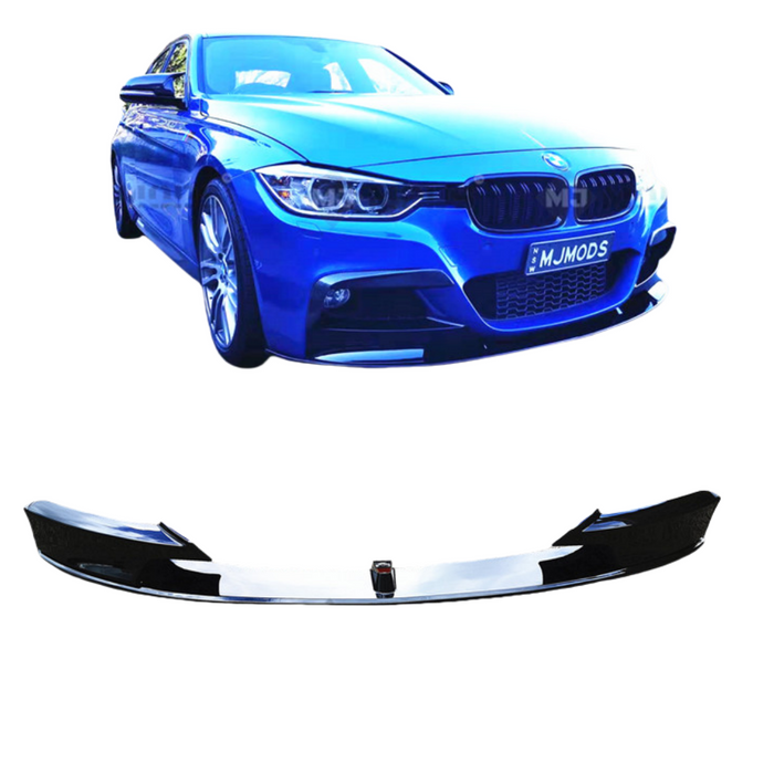 ABS Glossy Black Front Bumper Lip for BMW【F30/F31 316/318/320/328/330/335/340 M SPORT】