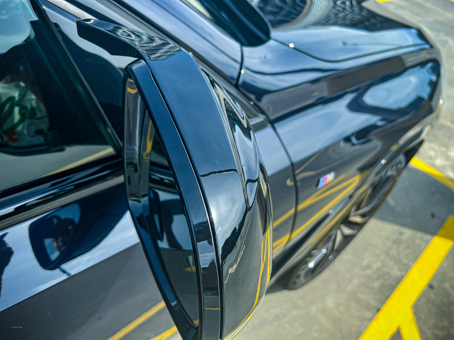 ABS Glossy Black Mirror Covers For BMW【X3 G01 X4 G02 X5 G05 X6 G06 X7 G07】2017-2025