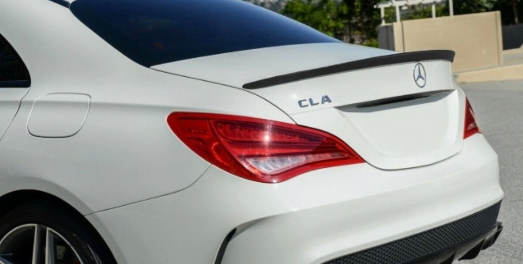 ABS Glossy Black Rear Boot Spoiler fit for Mercedes-Benz CLA Class【C117 Coupe/Sedan】13-19 【AMG Style】