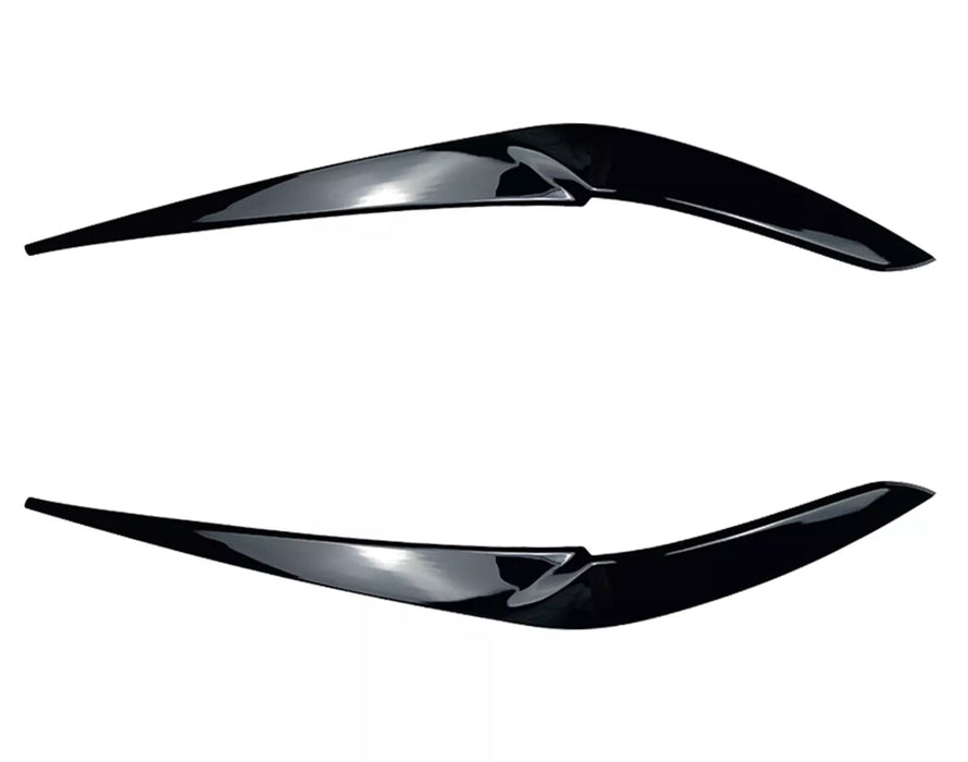PP Glossy Black HEADLIGHT Eyebrows For BMW【X5 G05 X6 G06】2018-2024