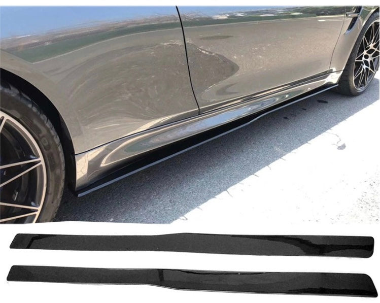 ABS Glossy Black Side Skirts for BMW M Series【M3 F80 M4 F82/F83】【PSM Style】