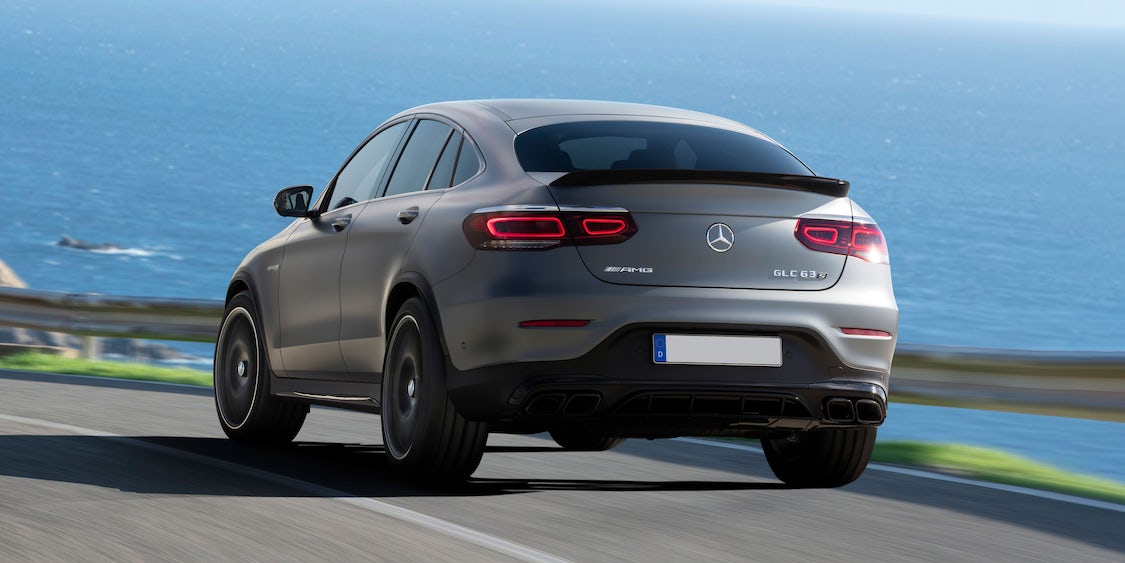 ABS Glossy Black Rear Spoiler fit for Mercedes-Benz GLC-Class【C253 Coupe】【GLC200/220/250/300/350 & GLC43 GLC63 AMG】【GLC63 Style】