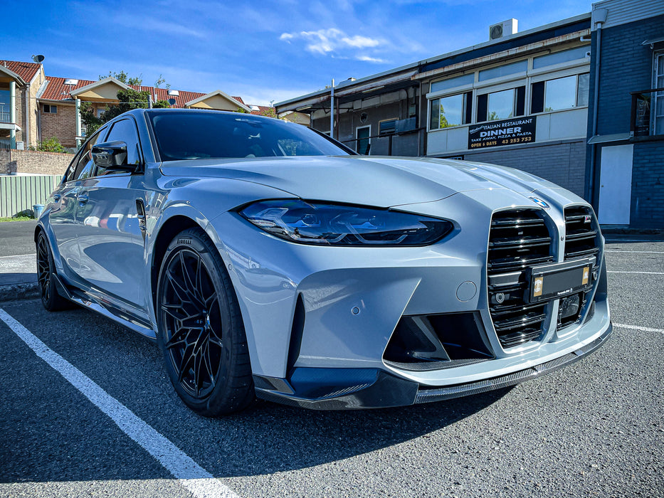 Dry Prepreg Carbon Fibre Front Bumper Lip for BMW【M3 G80 G81 & M4 G82 G83】【MP Style】