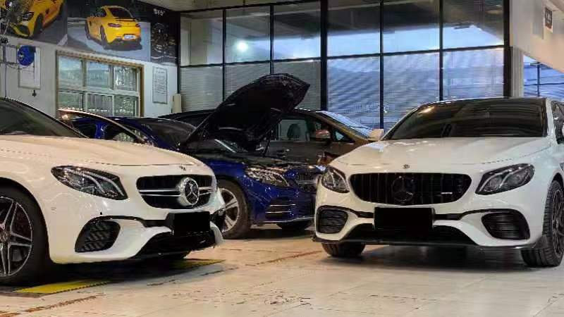 Panamericana Front Grille Fit For Mercedes Benz【W213 S213 C238】【E63 (S) AMG】2016-2020【E63 GT BK】