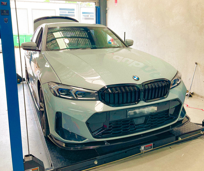 Gloss Black Front Lip Splitter fit for BMW【G20/G21 LCI M340i 330i 320i M Sport】3D Style