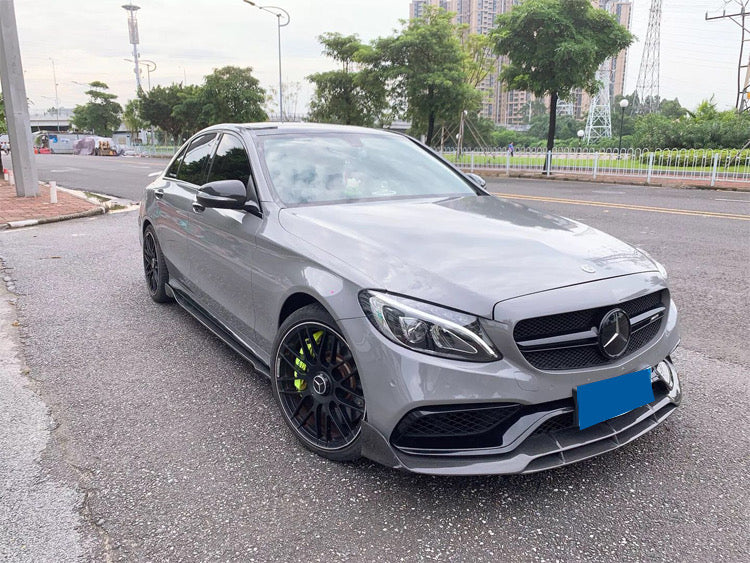 Side Skirt Fit For MERCEDES BENZ【W205/C205/A205/S205】【C200 C250 C300 C43 C63 AMG】2015-2022 BB Style