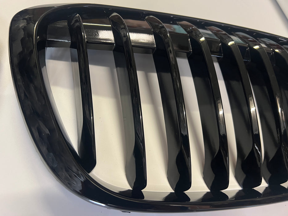 ABS Glossy Black Front Grille for BMW【X1 F48 F49 】【18i 18d 20i 25i xdrive】PRE LCI 16-20【Single 】