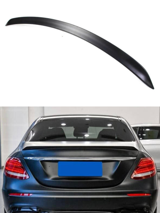 Gloss Black Rear Bumper Boot Lip Spoiler for MERCEDES-BENZ E CLASS【W213】【E43 E53 E63 E200/220/300/350/400/450】【E63 Style】2016+