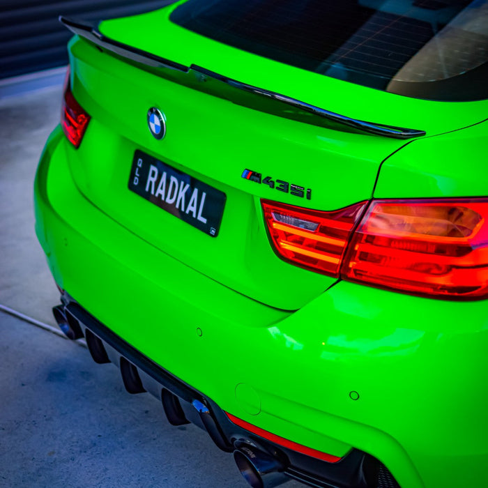 Rear Boot Spoiler fit for BMW 4 Series【F32 Coupe 420d/420i/428i/430i/435i/440i】【PSM Style】in gloss black or carbon fibre(see options)
