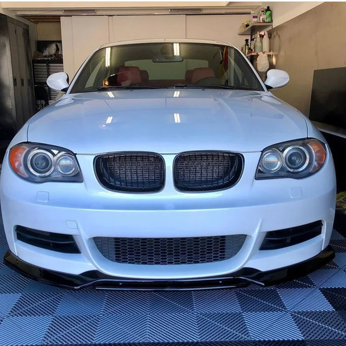 ABS Glossy Black Front lip Splitter fit for BMW E82 Coupe 135i 130i 128i 125 123】