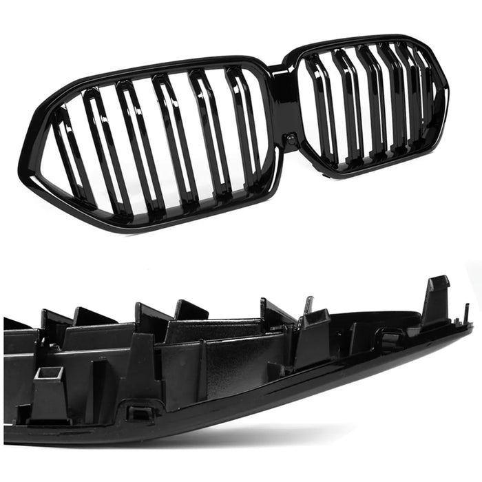 ABS Glossy Black Front Kidney Grilles Fit For BMW【X6 G06 Pre-LCI】2018-2022