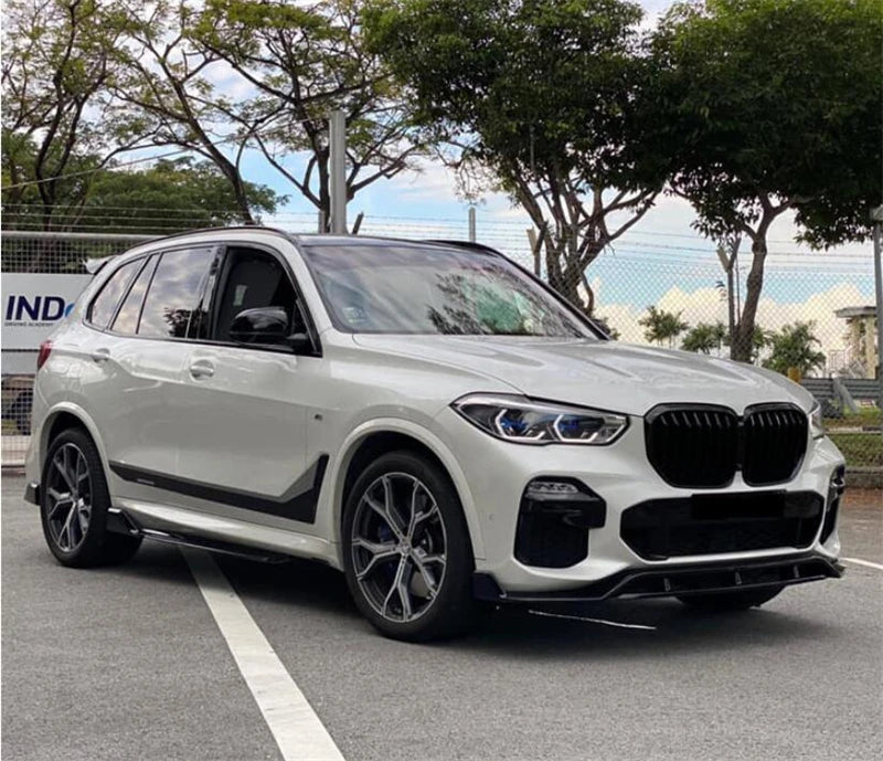 G05 X5 Pre-LCI Black-Out Kit Gloss Black Full Body Kit (Front Lip, Side Skirts, Rear Diffuser, Mid-Spoiler, Roof Spoiler,  Mirror Covers, Grilles)