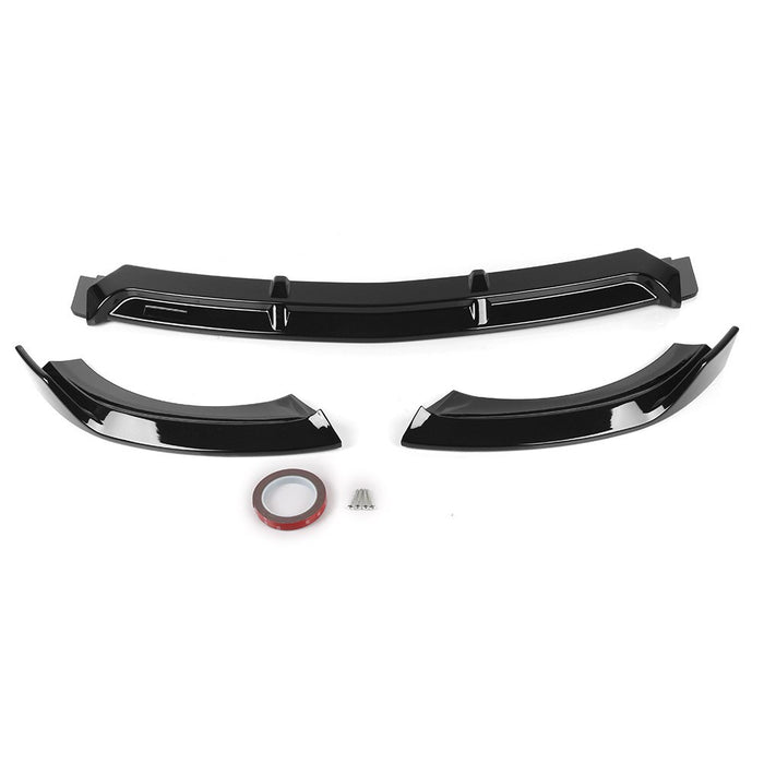 ABS Glossy Black Front Lip For MERCEDES BENZ E CLASS【W213/S213/C238/A238】【E200/220/300/350/400/450 AMG】【E43 AMG/E53 AMG】2020+