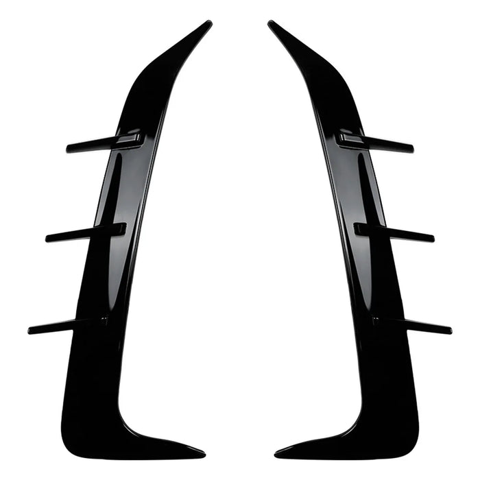 Glossy Black Rear Bumper Vents Cover Trims Canards Fit For BMW【X6 G06】2018-2023