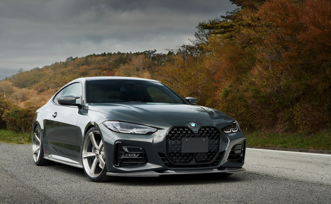 Carbon Fibre Front Bumper Lip for BMW 4 Series【G22/G23 420/430/M440】2020+【3D Type】