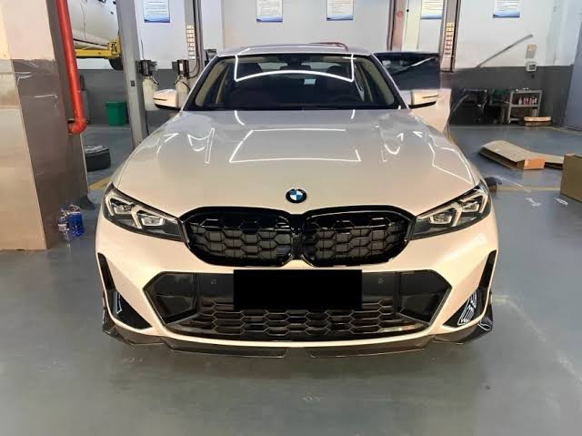 ABS GLOSSY BLACK FRONT BUMPER LIP fit for BMW【G20/G21 LCI M340 330 320 M Sport】【G20 LCI MP】