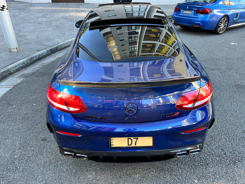 Carbon Fibre Rear Bumper Spoiler for MERCEDES-BENZ C CLASS【C205 COUPE A205 CONVERTIBLE】【2D-FD Final Edition Style】