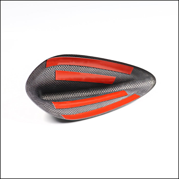 Dry Carbon Fibre Roof Shark Fin Antenna Stick-on Cover for BMW【F30 F31 F32 F33 F36 F22 F23 F34 F87 F80 F82 G20 incl G20 LCI G22 G30 G11 G12】