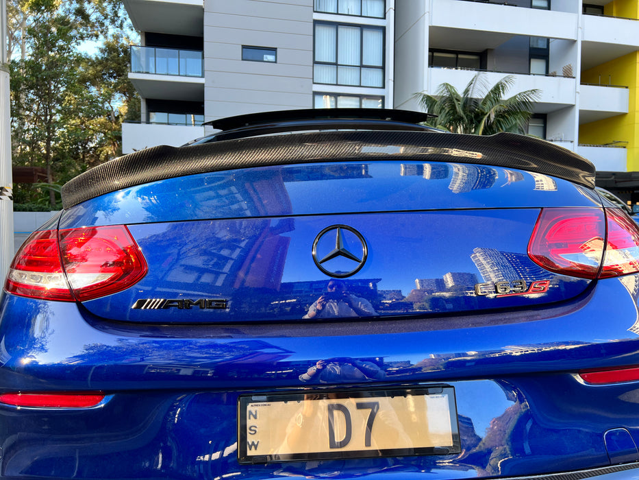 Carbon Fibre Rear Bumper Spoiler for MERCEDES-BENZ C CLASS【C205 COUPE A205 CONVERTIBLE】【2D-FD Final Edition Style】