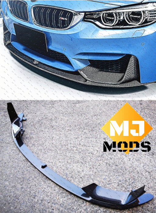 Carbon Fibre Front Bumper Lip for BMW【F80 M3 & F82 F83 M4】【MP Style】 (4461619675210)