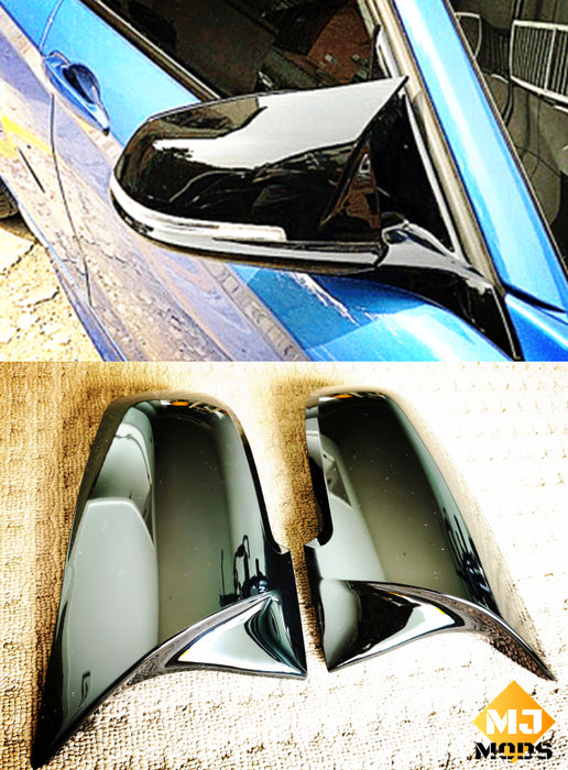 ABS Glossy Black Mirror Cover For BMW 1/2/3/4 series F20 F22 F30/31 F32/33/36 F87/M2 (3763416531018)