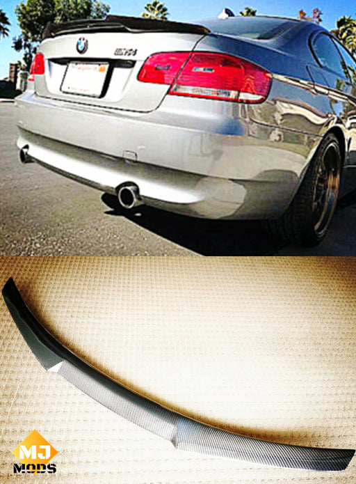 Carbon Fibre Rear Boot Trunk Spoiler for BMW 3 Series【E92 Coupe & M3 E92 335i 330d 325i 320d】2006-2013【M4 Style】 (3744752992330)