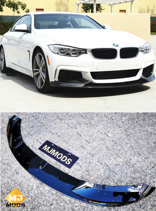 ABS Glossy Black Front Bumper Lip for BMW【F32 F33 F36 M SPORT】440i 435i 430i 428 (4320886194250)