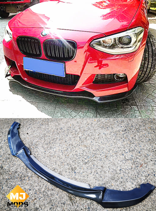 Carbon Fibre Front Bumper Lip for BMW 1 Series【F20 116/118/125 M Sport & M135】【2011-2015】PRE (4320994820170)