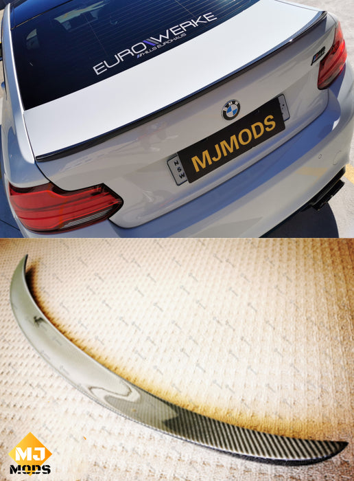 CARBON FIBRE BOOT LIP SPOILER FOR BMW【F22 M240/M235 230/228/225/220 F87/M2】【P】 (3766098690122)