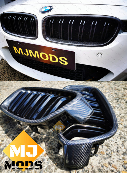 Carbon Fibre Front Grille Fit For BMW【F30 F31】340i 335i 330i 328i 320i 318i 316i (4285173727306)