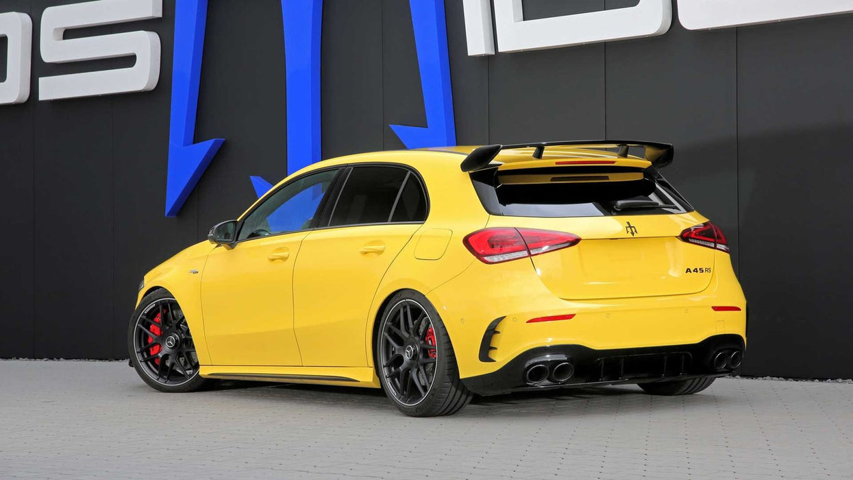 ABS Glossy Black Rear Diffuser Fit For MERCEDES BENZ A-CLASS【W177 A180/200/250 AMG PACKAGE A35 A45】【Hatch】 (4748310741066)