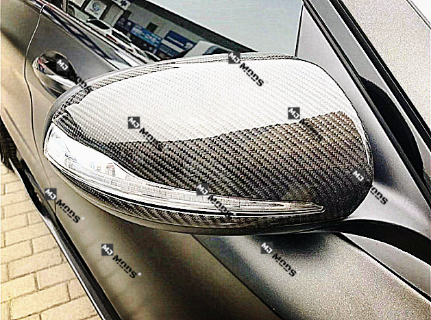DRY Carbon Fibre Mirror Cover for Mercedes-Ben C-Class W205 S205 C205 A205 W213 RHD (4715631575114)