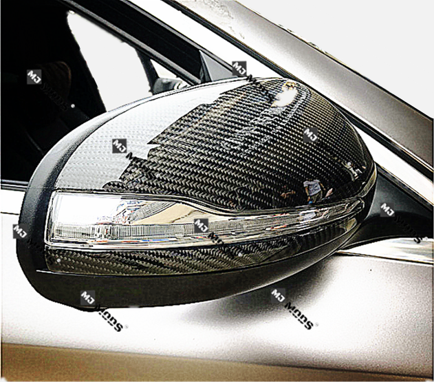 DRY Carbon Fibre Mirror Cover for Mercedes-Ben C-Class W205 S205 C205 A205 W213 RHD (4715631575114)
