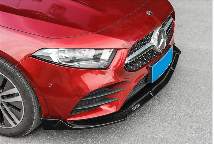 W177 A Class A35 AMG A180 A200 A250-- Front Bumper Lip for Mercedes-Benz 2018+ -- ABS (4150475980874)