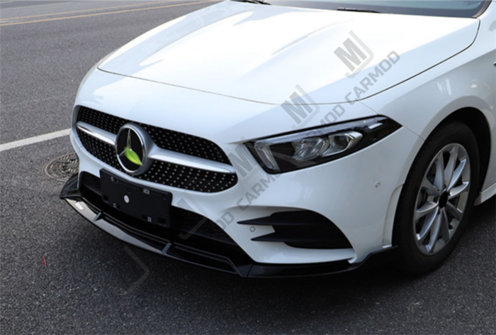 W177 A Class A35 AMG A180 A200 A250-- Front Bumper Lip for Mercedes-Benz 2018+ -- ABS (4150475980874)