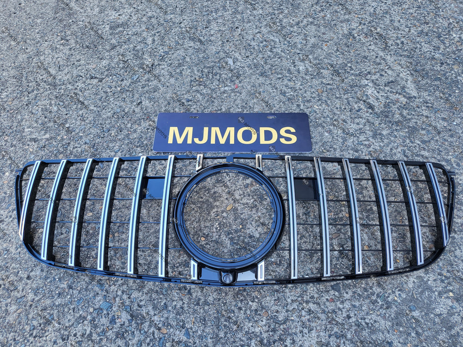 ABS Front Grille For Mercedes-Benz GLS-Class【X166 GLS 350/500】2016-2019 Facelift【GT SV】 (6858966564938)