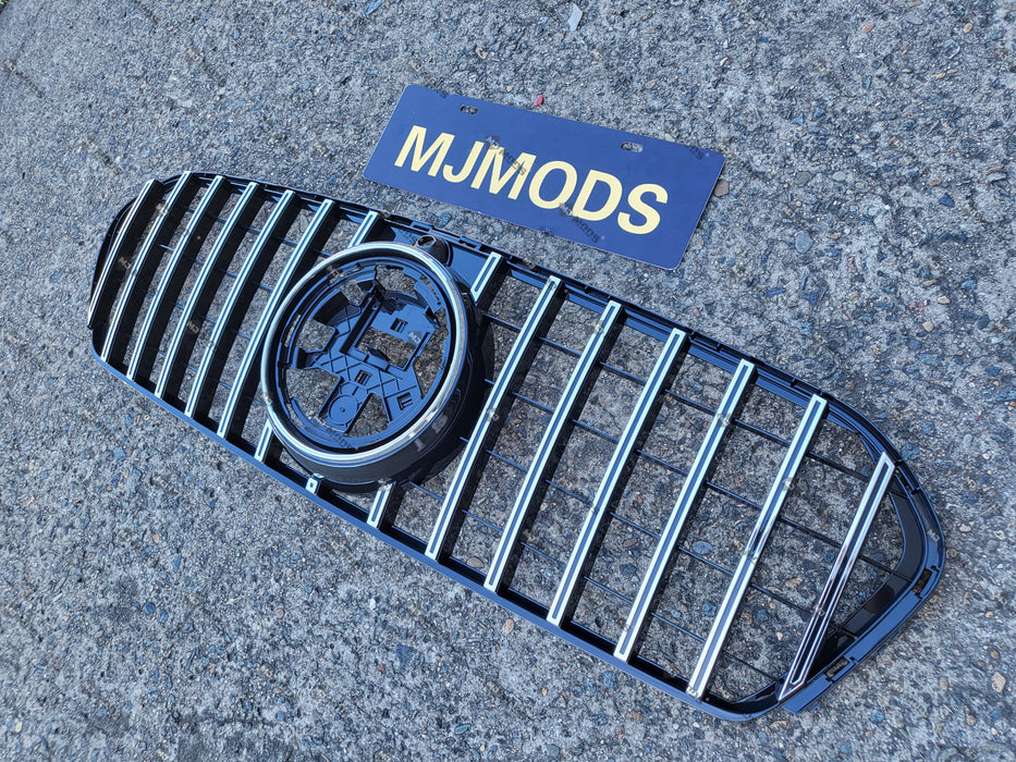 ABS Front Grille For Mercedes-Benz GLE-Class【C167 Coupe GLE450】【GLE 53AMG】【V/W167 SUV AMG/Sport Pack】2020+【GT SV】 (6895883354186)