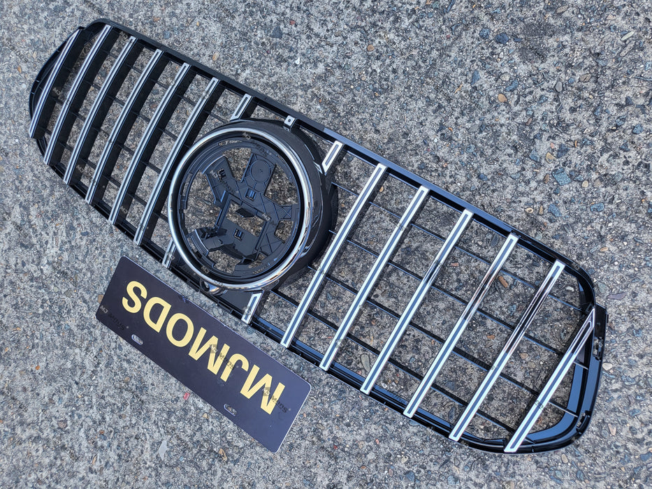 ABS Front Grille For Mercedes-Benz GLE-Class【C167 Coupe GLE450】【GLE 53AMG】【V/W167 SUV AMG/Sport Pack】2020+【GT SV】 (6895883354186)