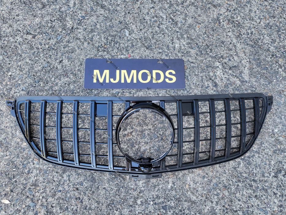 ABS Front Grille For Mercedes-Benz GLE-Class【C292 GLE 350/450AMG/43AMG】2015-2019【GT BK】 (6858991272010)